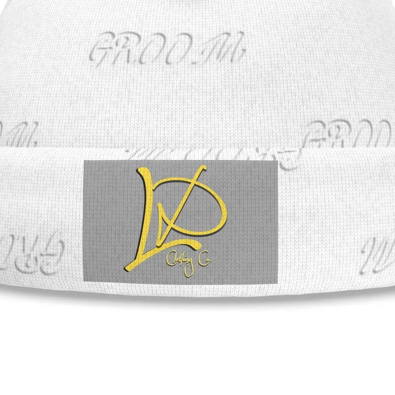 #01 LDCC wedding white beanie Groom
