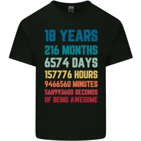 18th Birthday 18 Year Old Mens Light Cotton T-Shirt