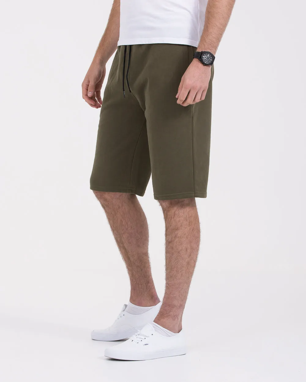 2t Ryan Tall Sweat Shorts (khaki)