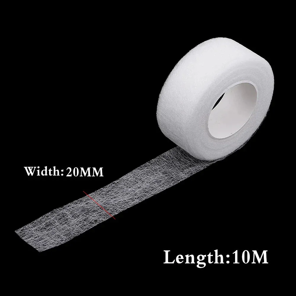 4Pcs 10m*20mm Iron-on Hemming Tape Fabric Fusing Tape Fusible Bonding Web Adhesive Tape for Clothes Pants DIY Crafts Sewing Tool