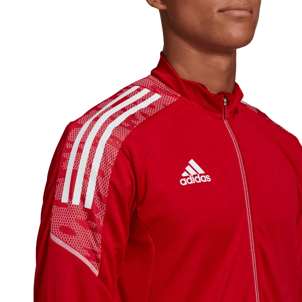 adidas Condivo 21 Youth Track Jacket - Red-White