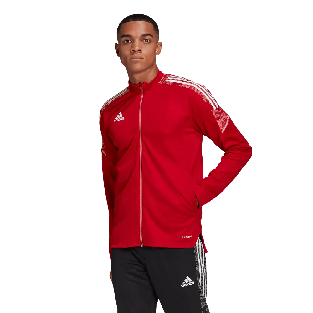 adidas Condivo 21 Youth Track Jacket - Red-White