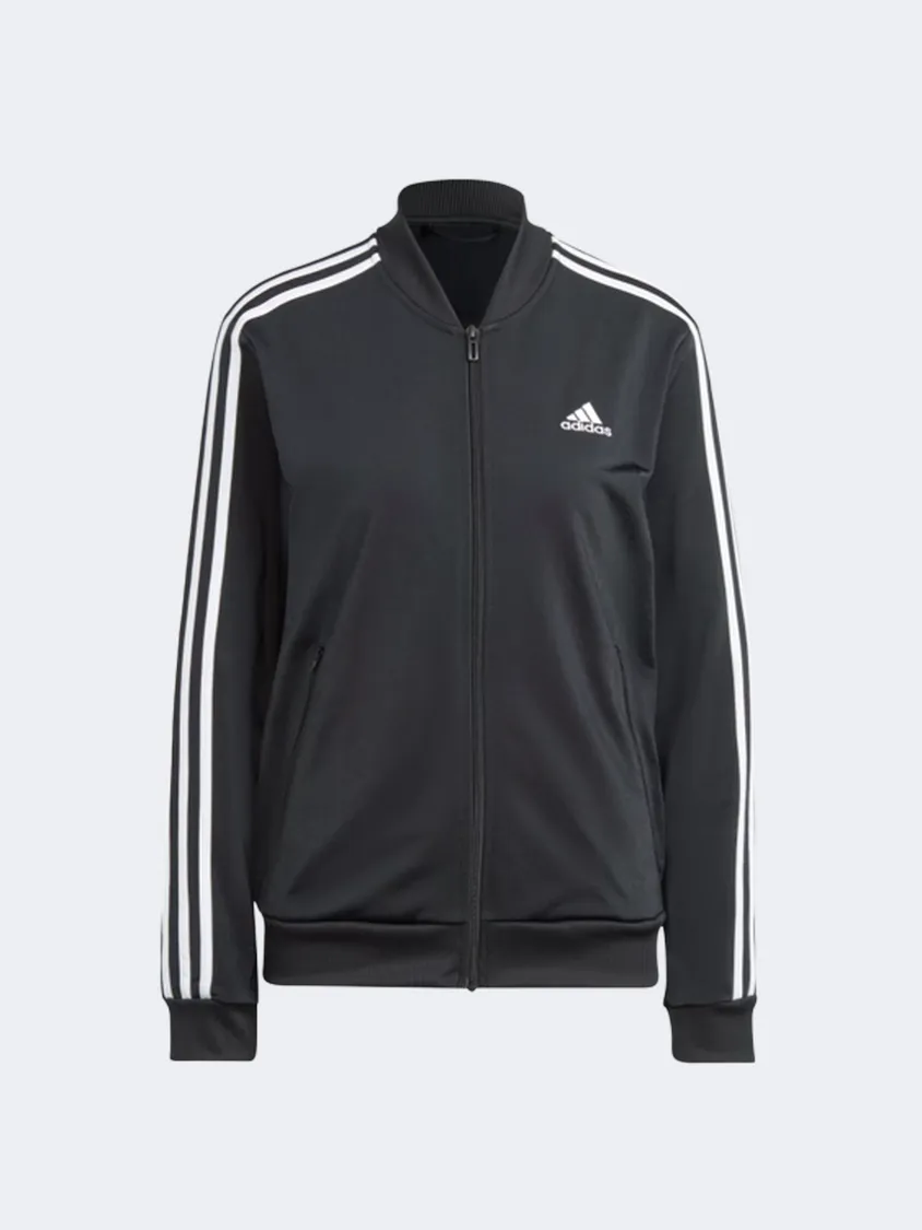 Adidas Essentials 3S Women Sportswear Suit Black/White