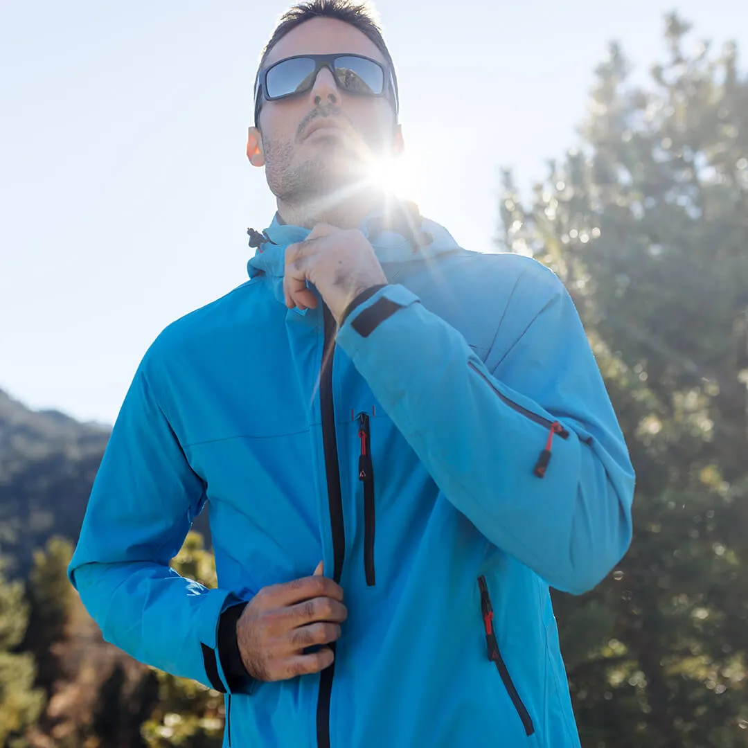 Adventure 2.0 Light Blue Hooded Windbreaker