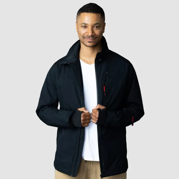 Adventure 2.0 Men's Black Windbreaker