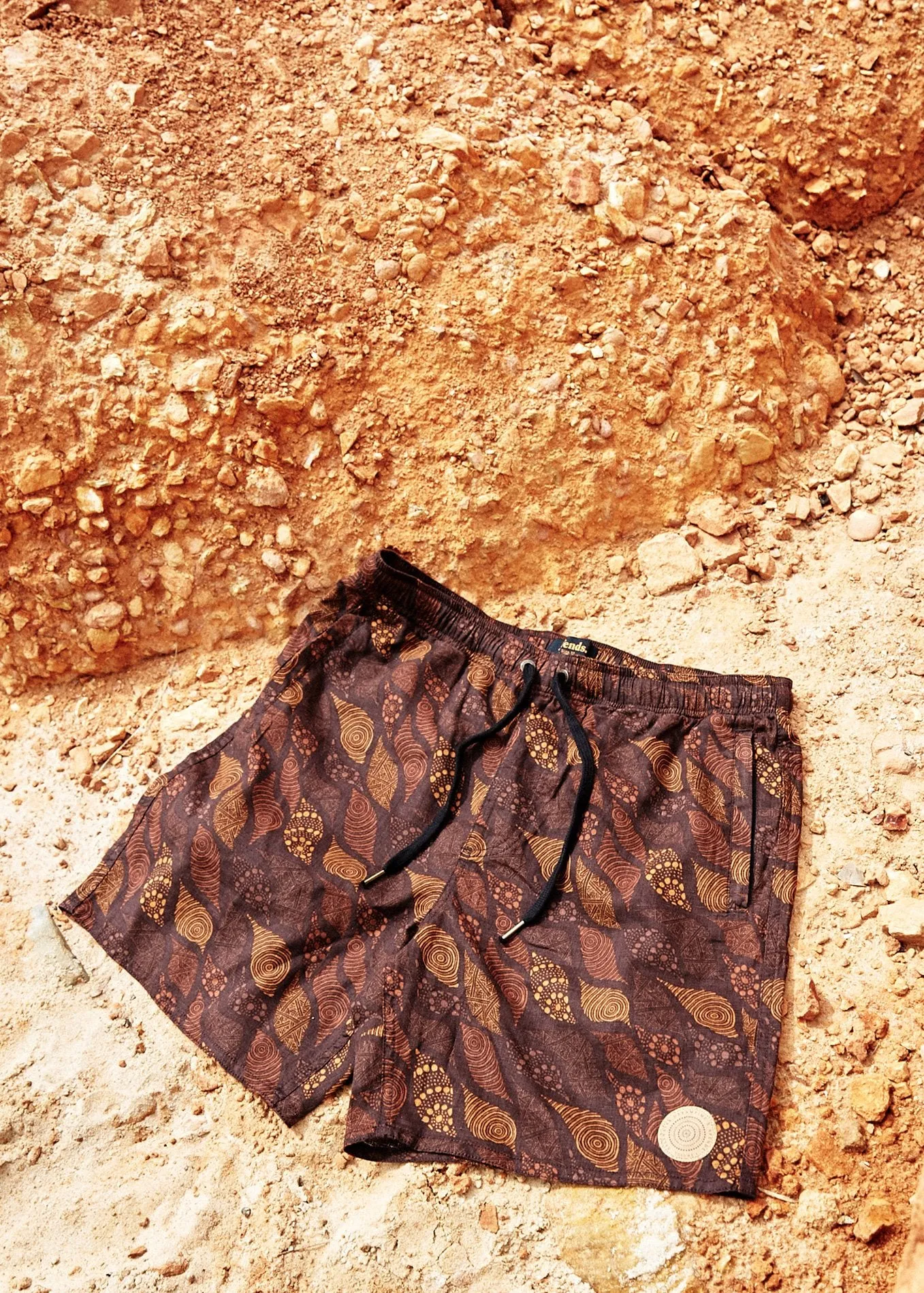 Afends Mens Saltwater Dreamtime Vol 4 - Hemp Elastic Boardshort - Multi