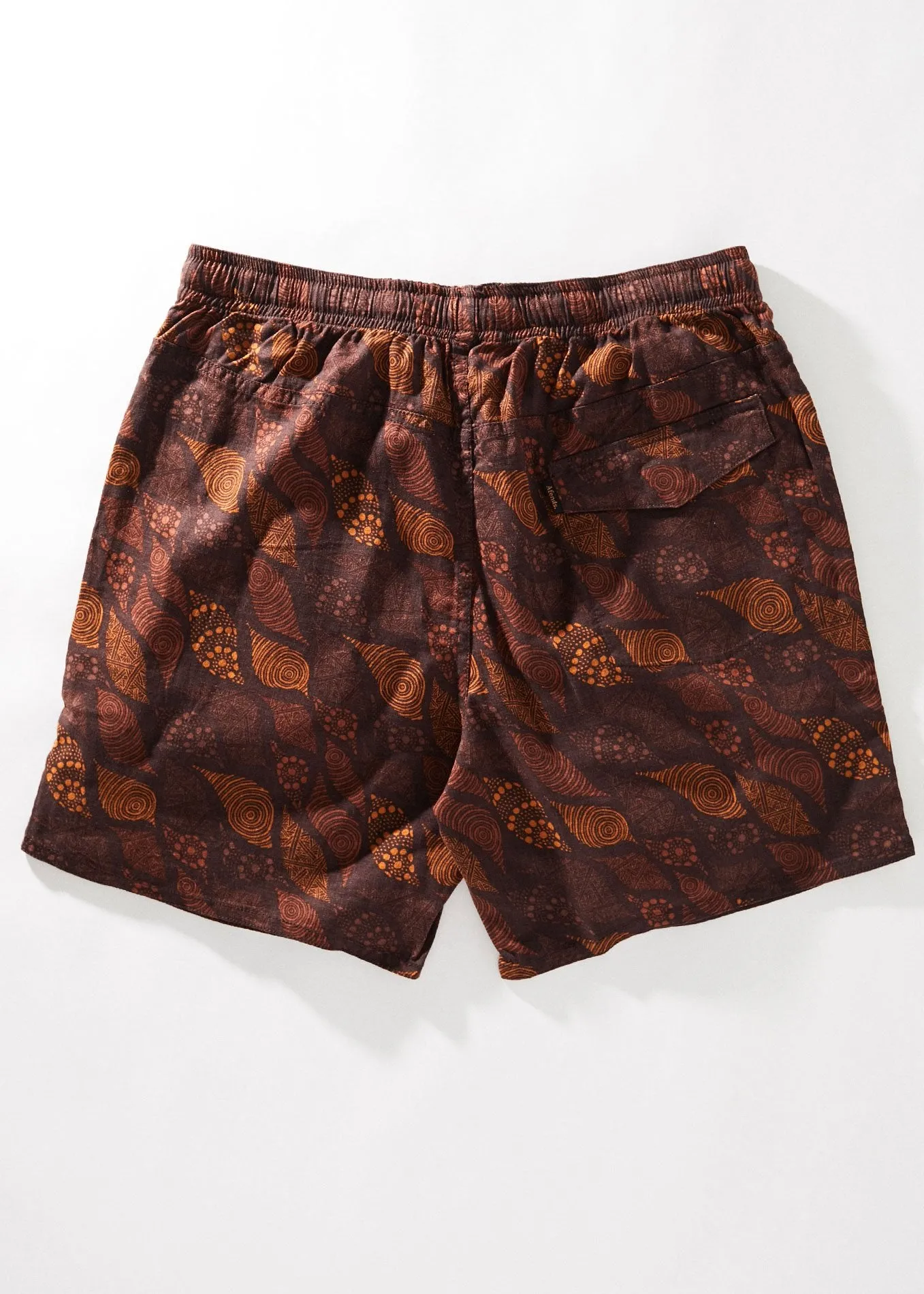 Afends Mens Saltwater Dreamtime Vol 4 - Hemp Elastic Boardshort - Multi