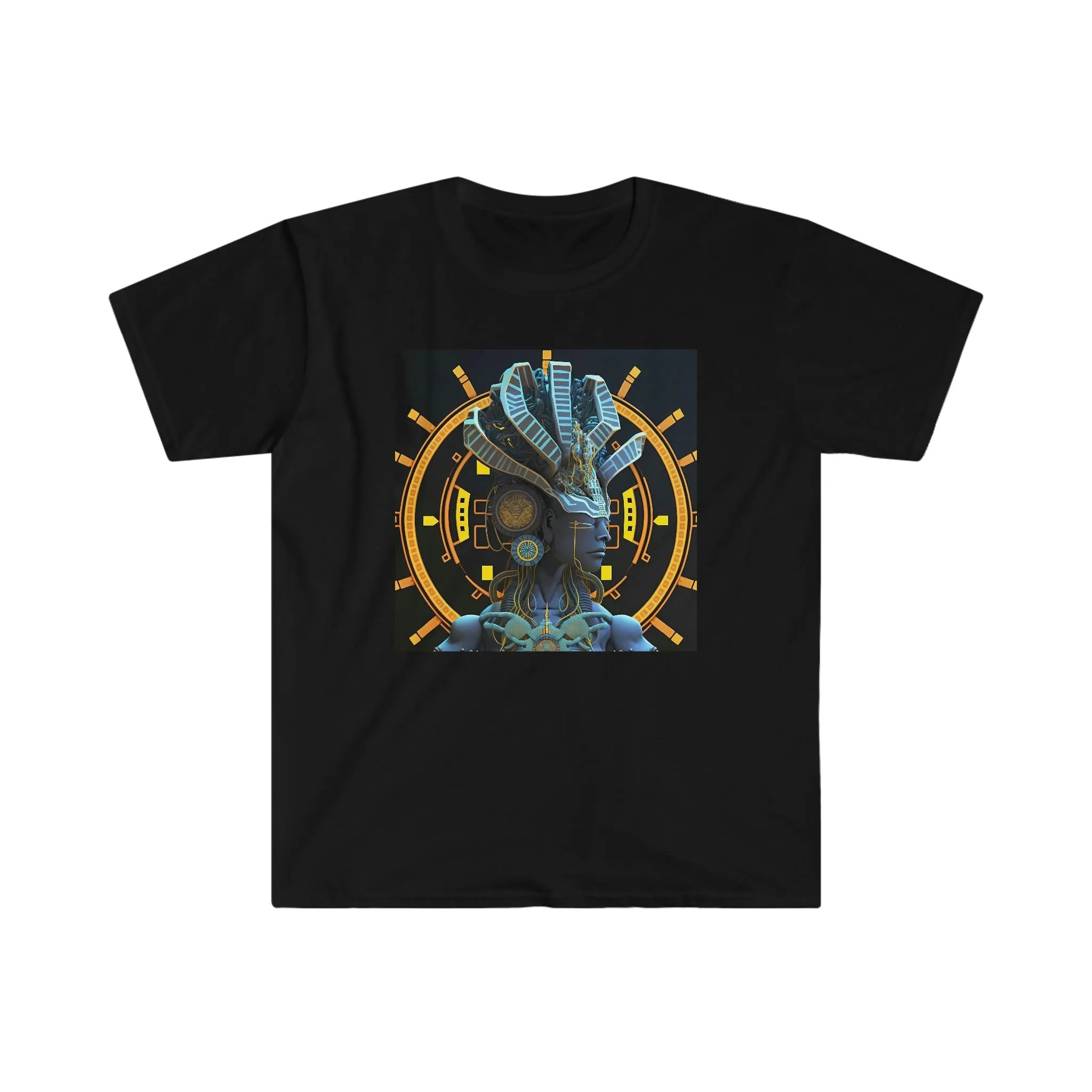 Ai Art T-Shirt - Men's and Women's Unisex - for Festival, Urban, & Street Wear - Chaos Existence Bot v2.1