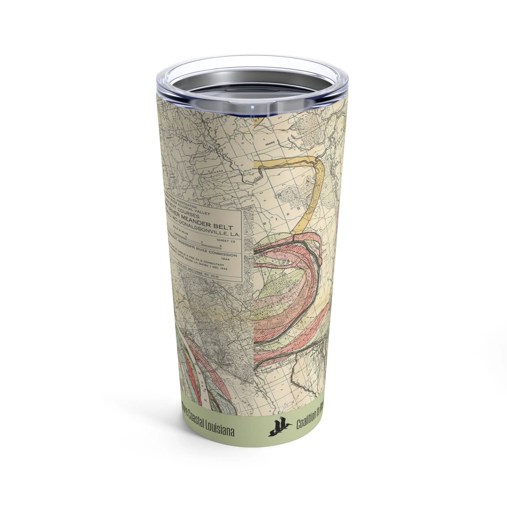 Ancient Courses Mississippi River Meander Tumbler 20oz