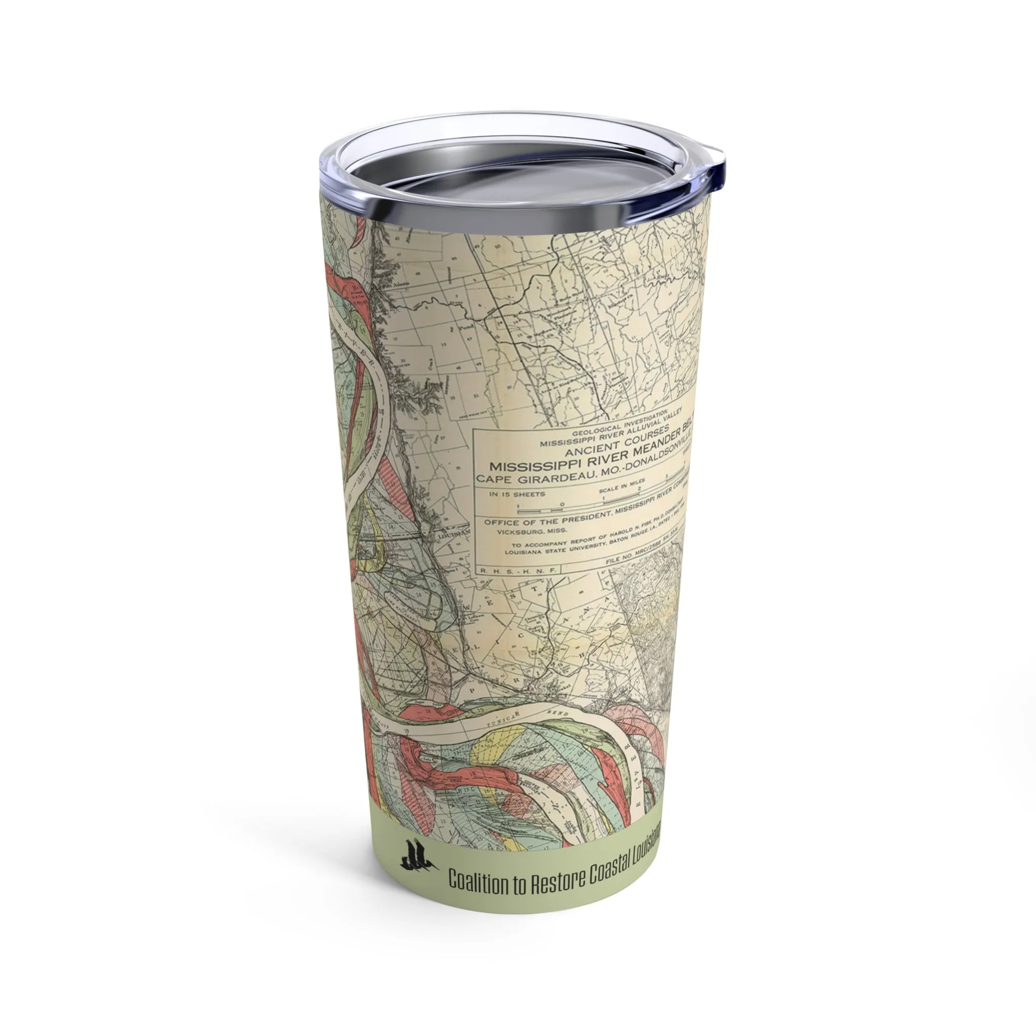 Ancient Courses Mississippi River Meander Tumbler 20oz