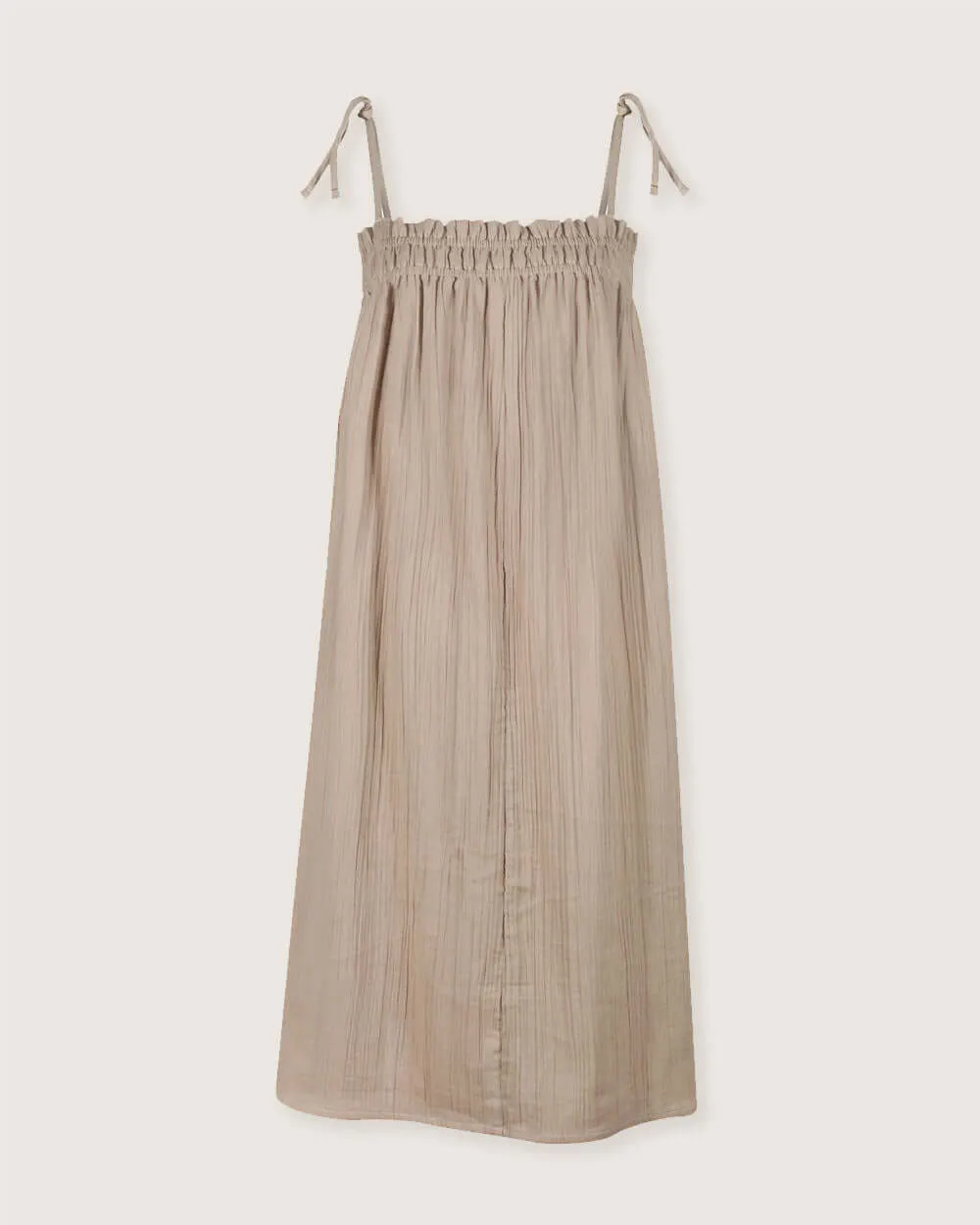 Anna Herb Gauze Tie Dress Skirt