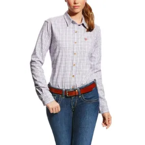 ARIAT - WMS FR Marion Work Shirt, Purple Noon