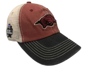 Arkansas Razorbacks 2018 College World Series CWS Mesh Snapback Relax Hat Cap