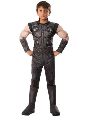 Avengers Infinity War Boys Thor Muscle Chest Costume