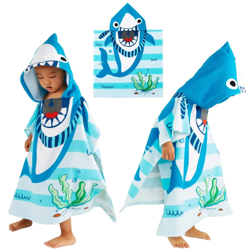 Baby Kids Bath and Beach Hooded Towel Wrap