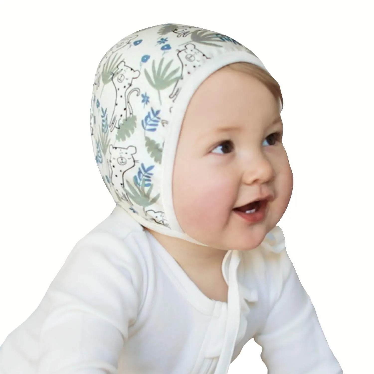 Bamboo and Cotton Double Sided Baby Beanie for Newborns Hospital Hat 03 Months