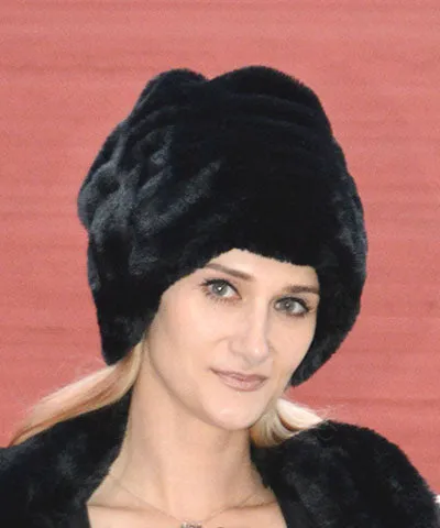 Beanie Hat - Plush Faux Fur Hat in Amazing Colors. Winter Hat in Royal Opulence Faux Furs