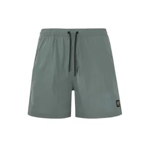 Belstaff Clipper Swim Short in Mineral Green