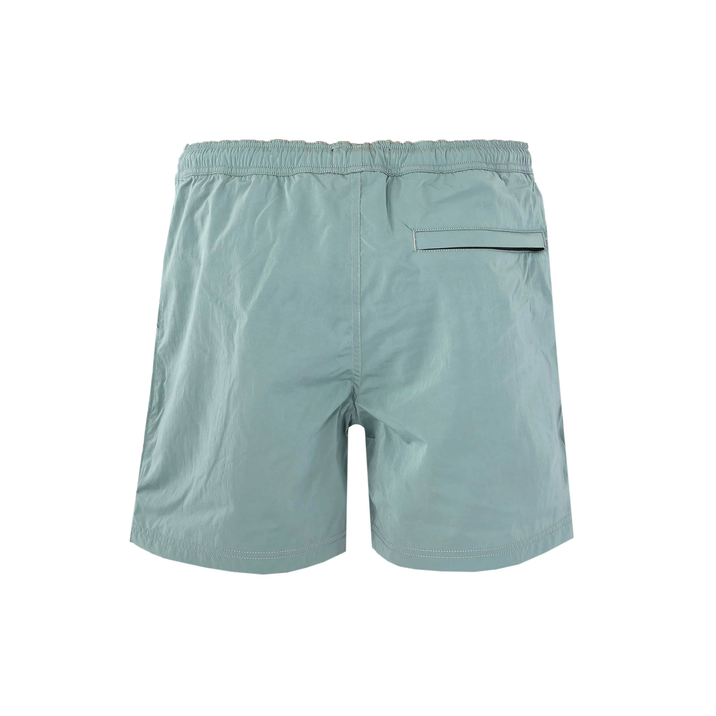 Belstaff Clipper Swim Short in Steel Green