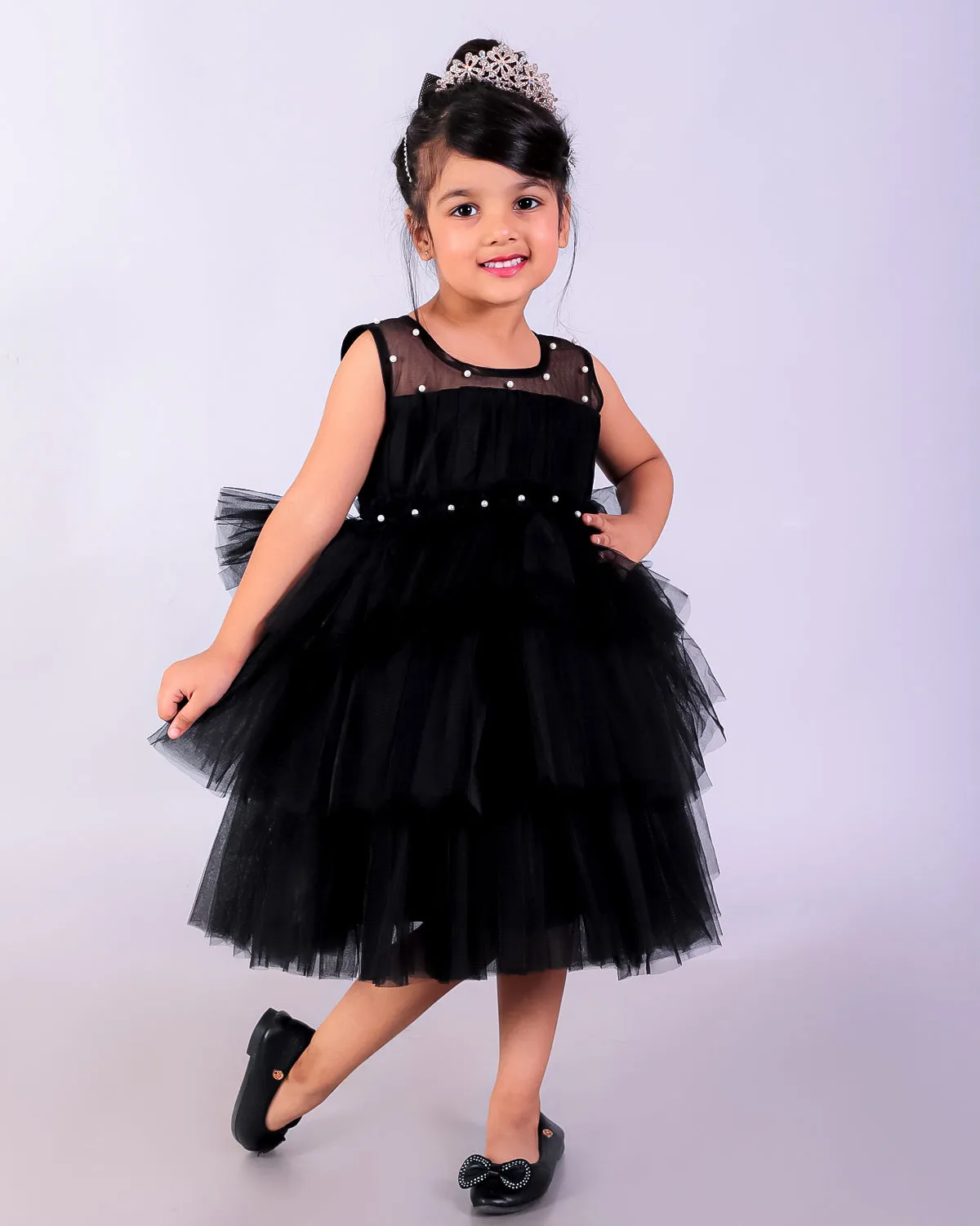 Black Swan Girls Tulle Dress