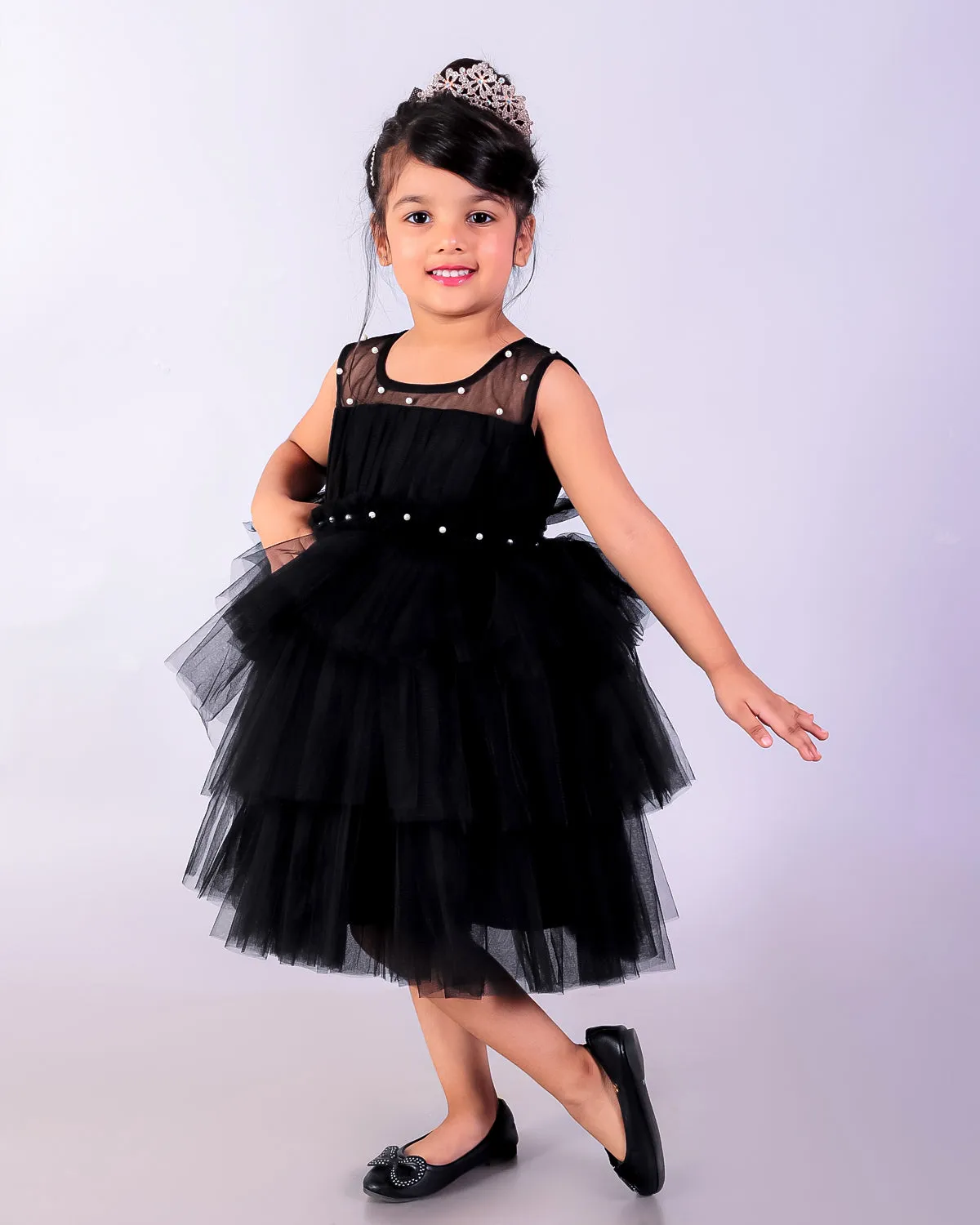 Black Swan Girls Tulle Dress