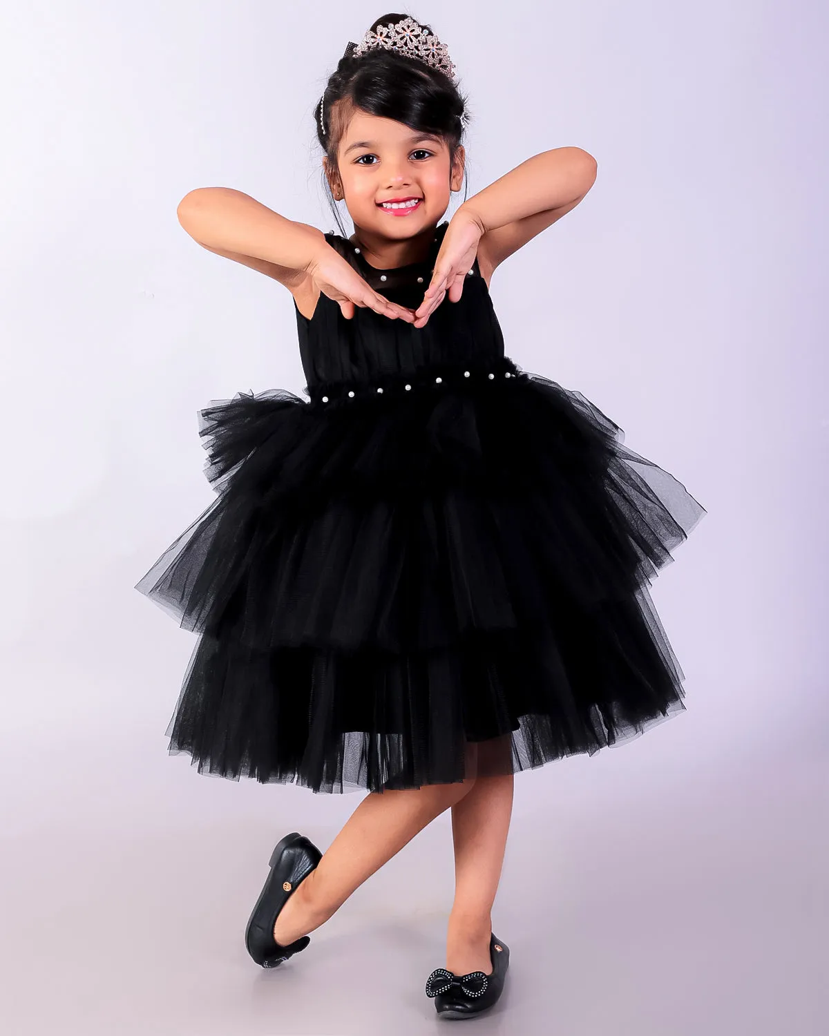 Black Swan Girls Tulle Dress