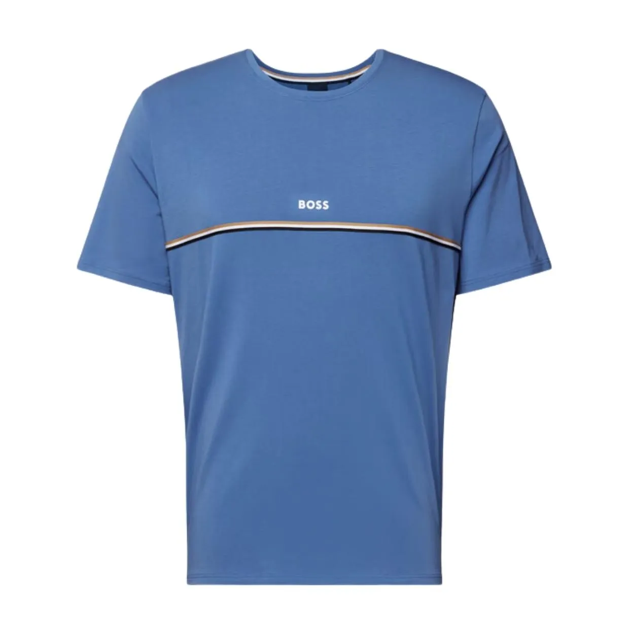 BOSS Signature Stripe Blue Unique T-Shirt