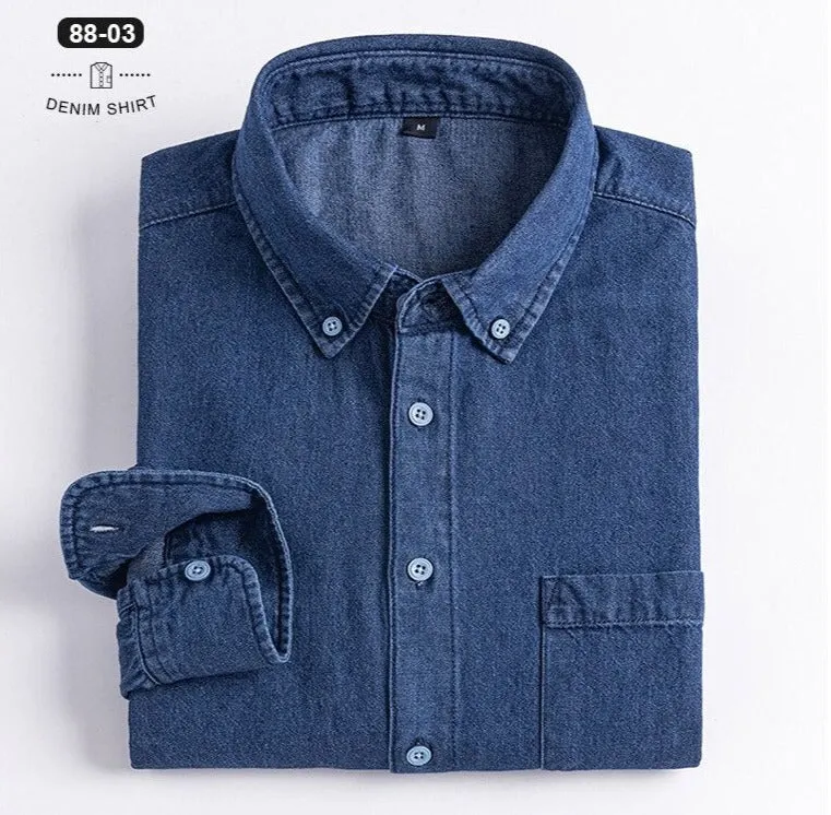 Business Casual Denim Shirt