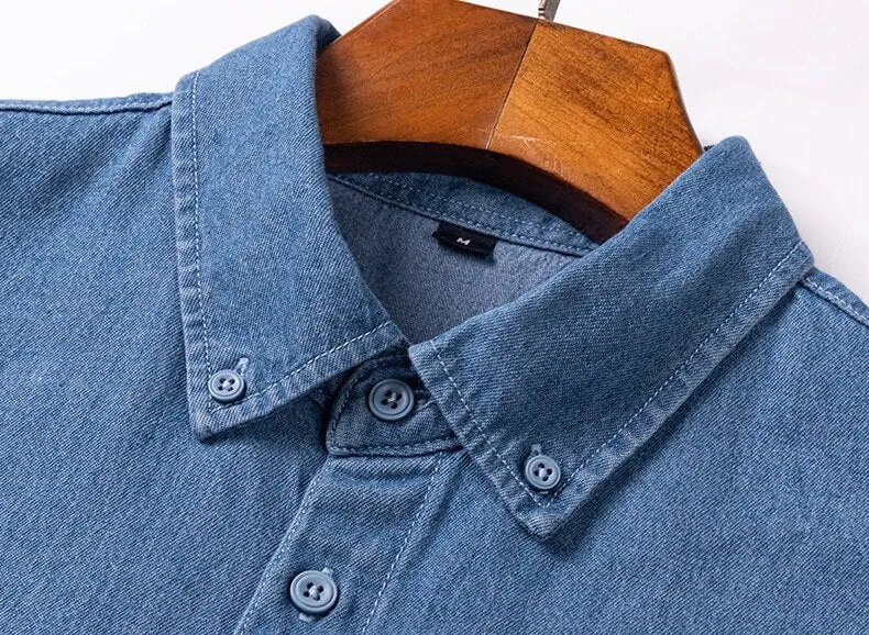 Business Casual Denim Shirt