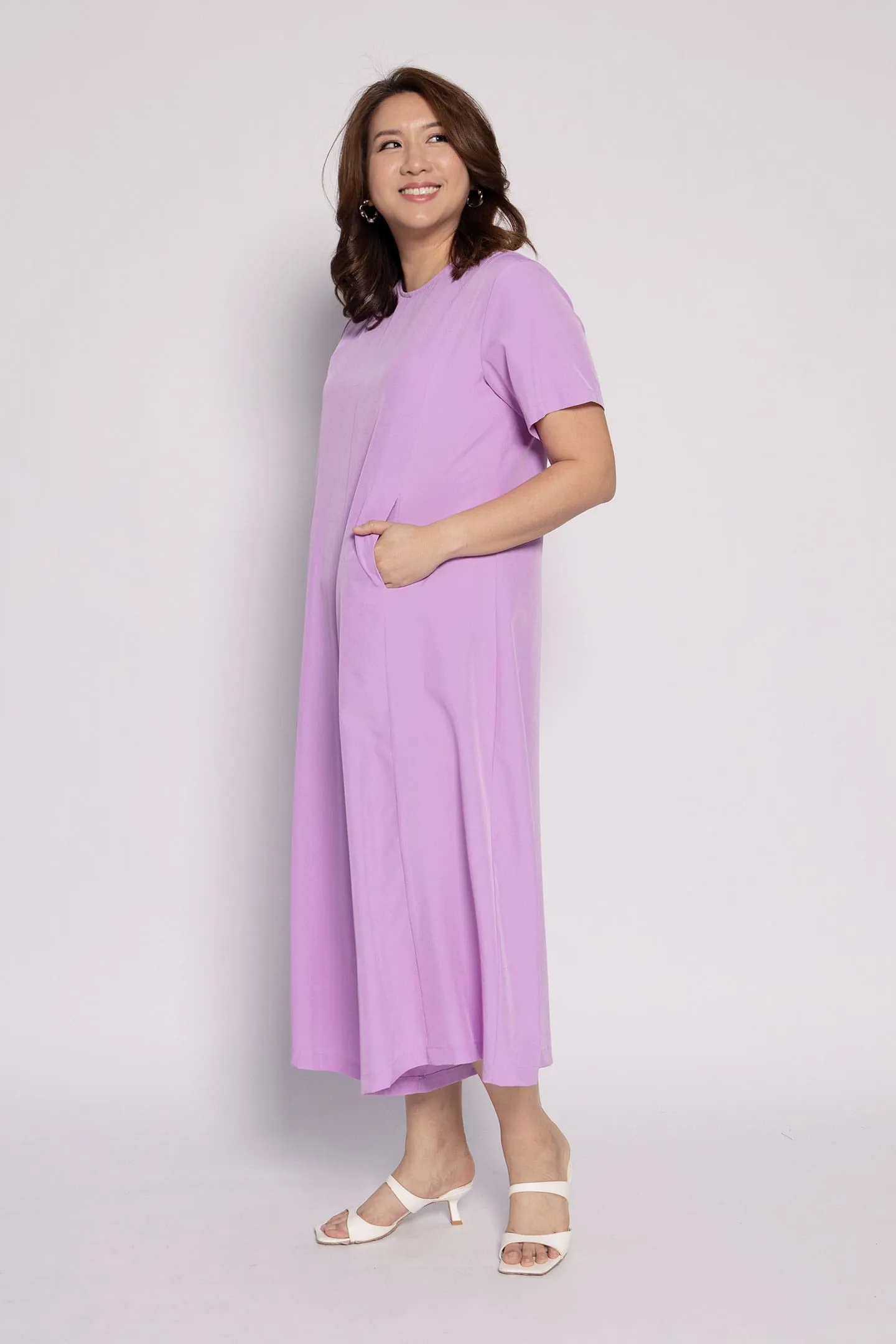 Celine Jumpsuit in Lavender