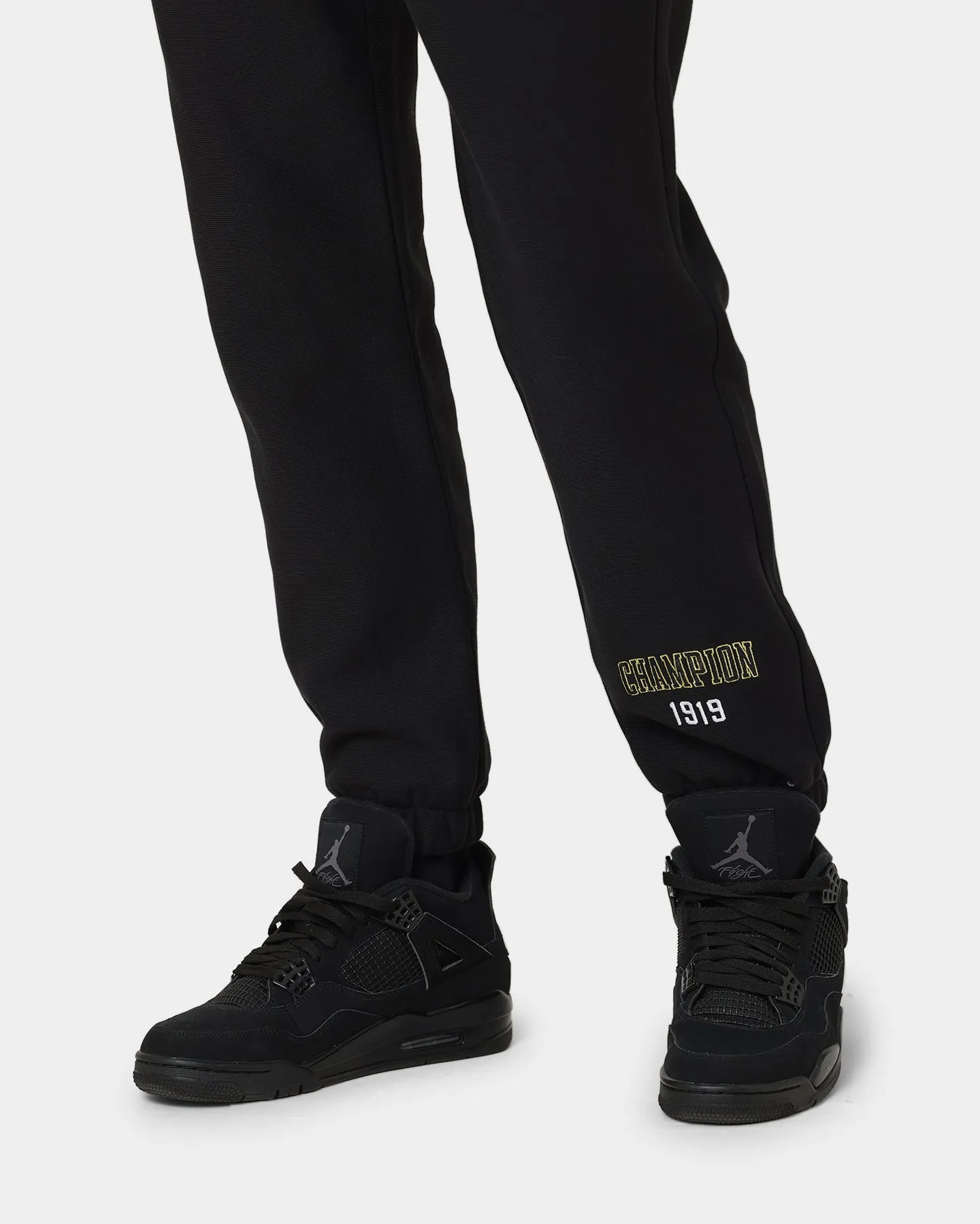 Champion Reverse Weave Collegiate Joggers Black/Gold