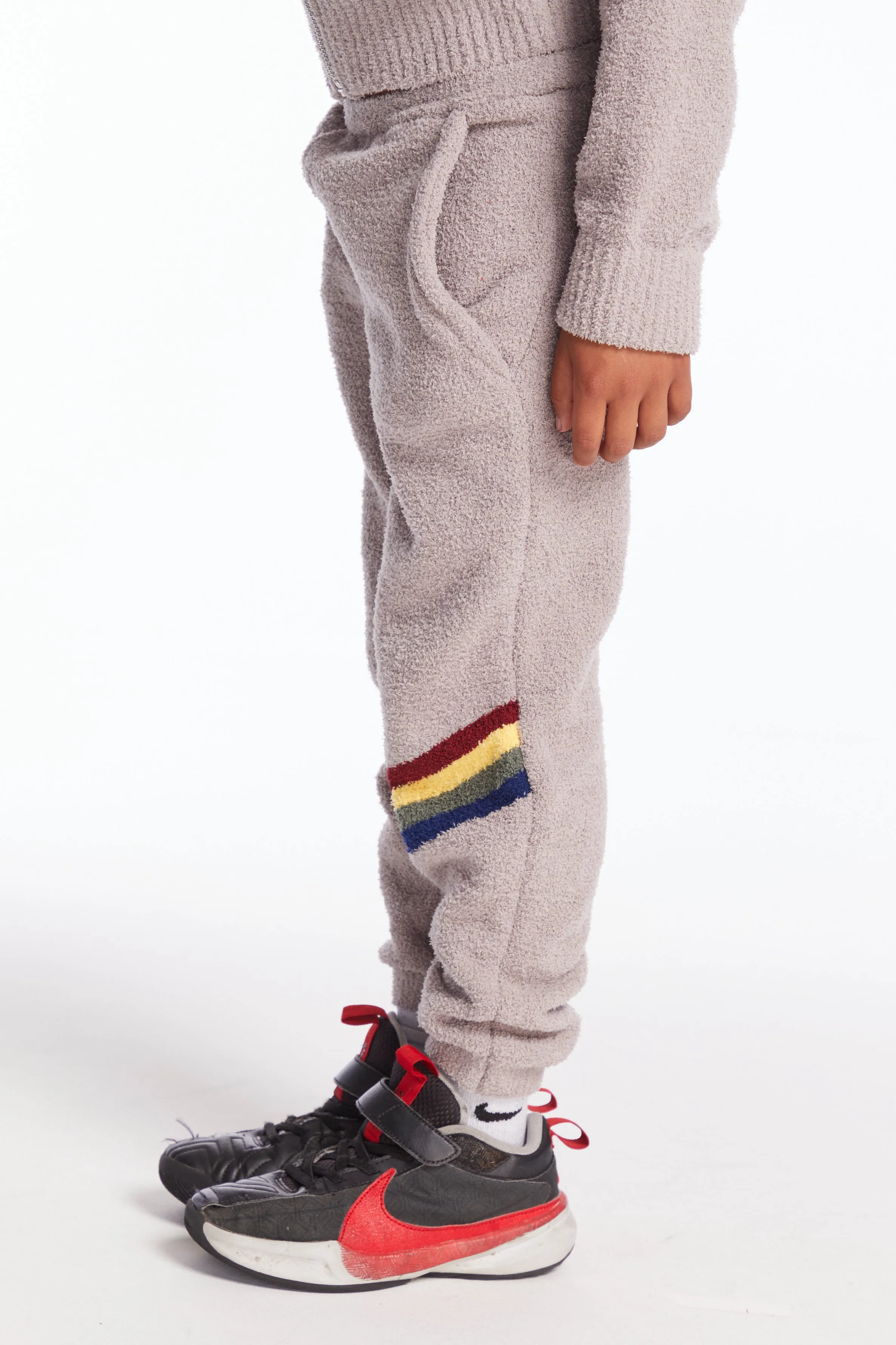 Chaser Boys Heather Grey Lounge Pant with Pocket