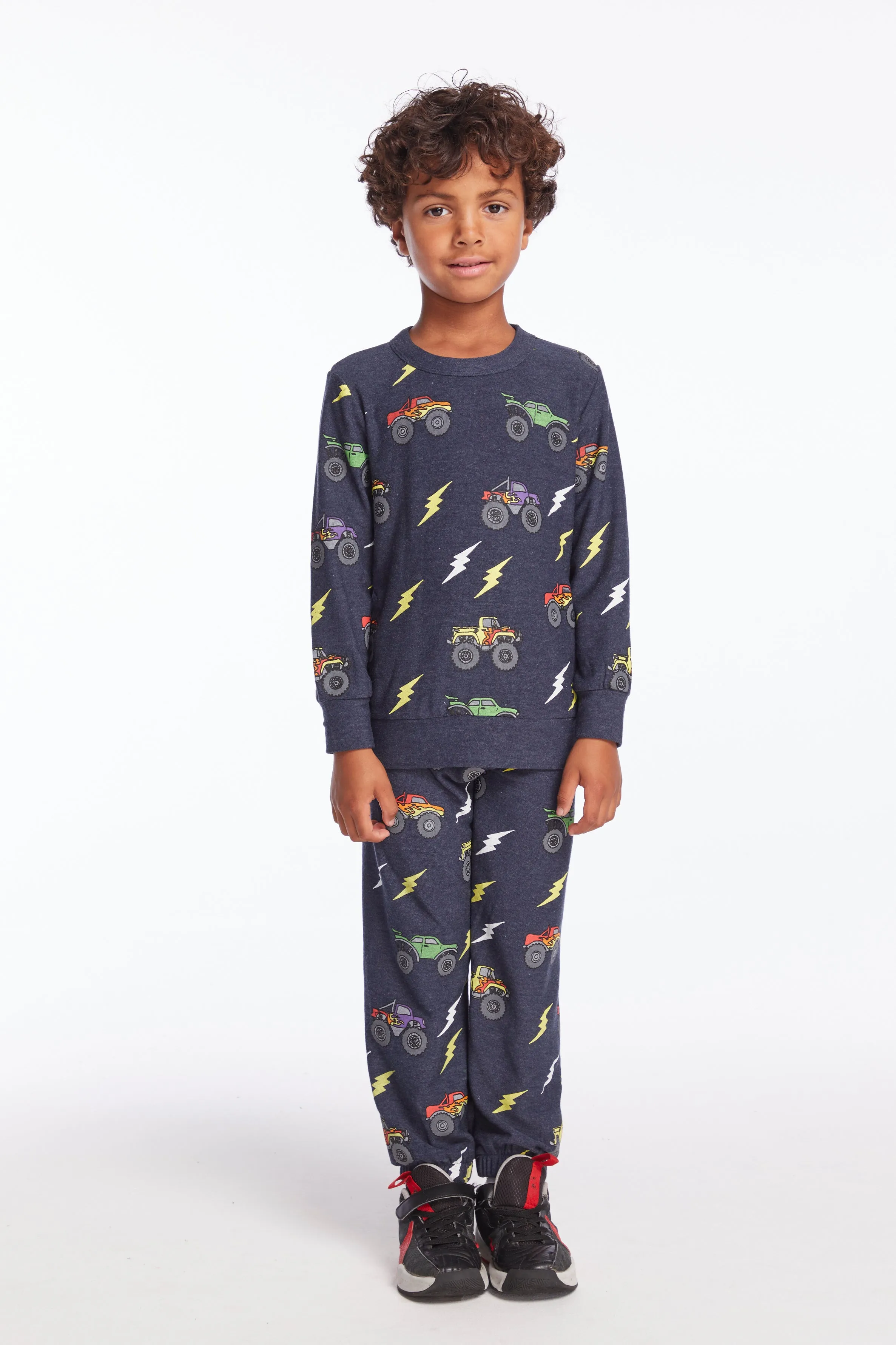 Chaser Monster Truck Rally Boys Lounge Pants