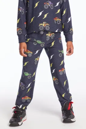 Chaser Monster Truck Rally Boys Lounge Pants