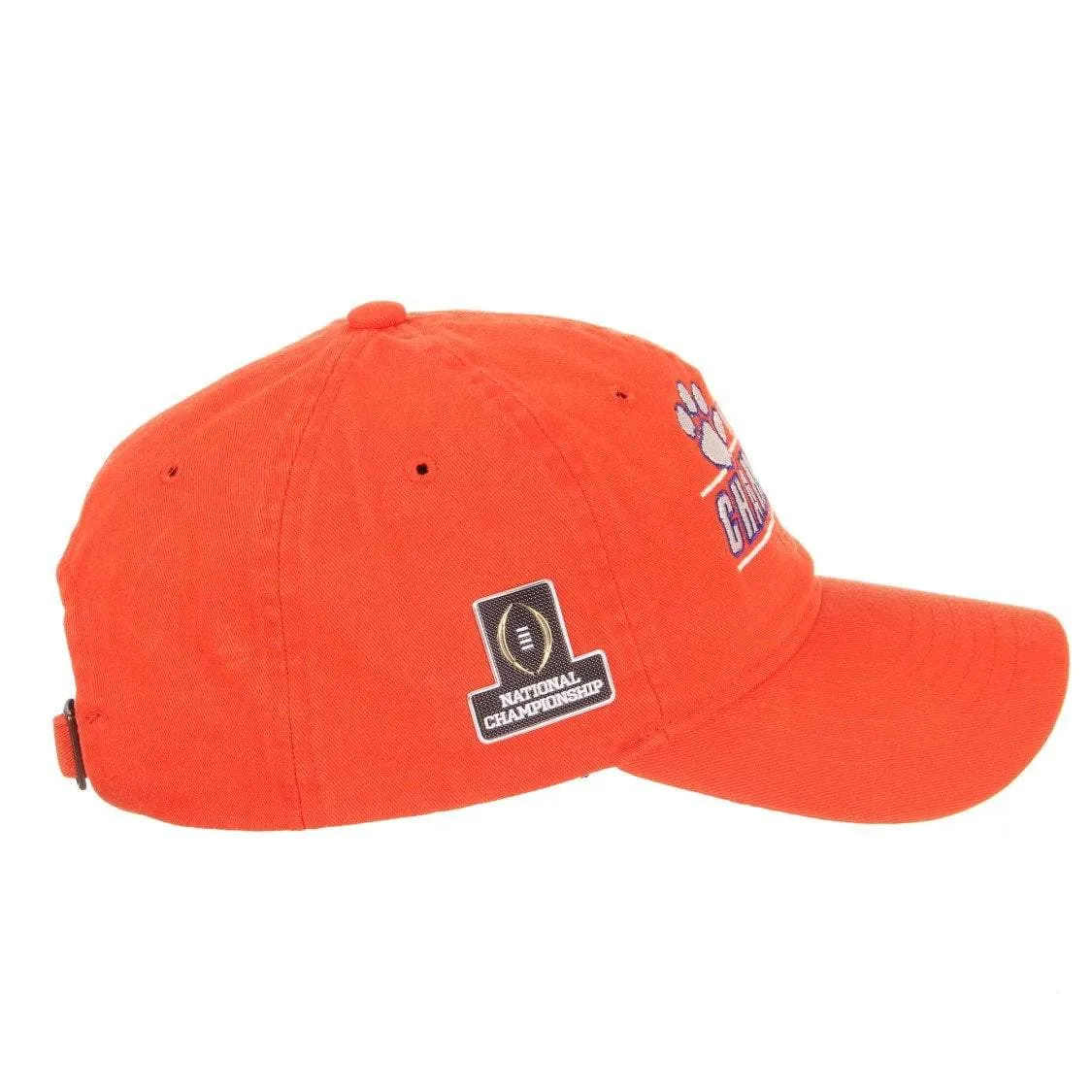 Clemson Tigers 2018-2019 Football National Champions Orange Adj Crew Hat Cap