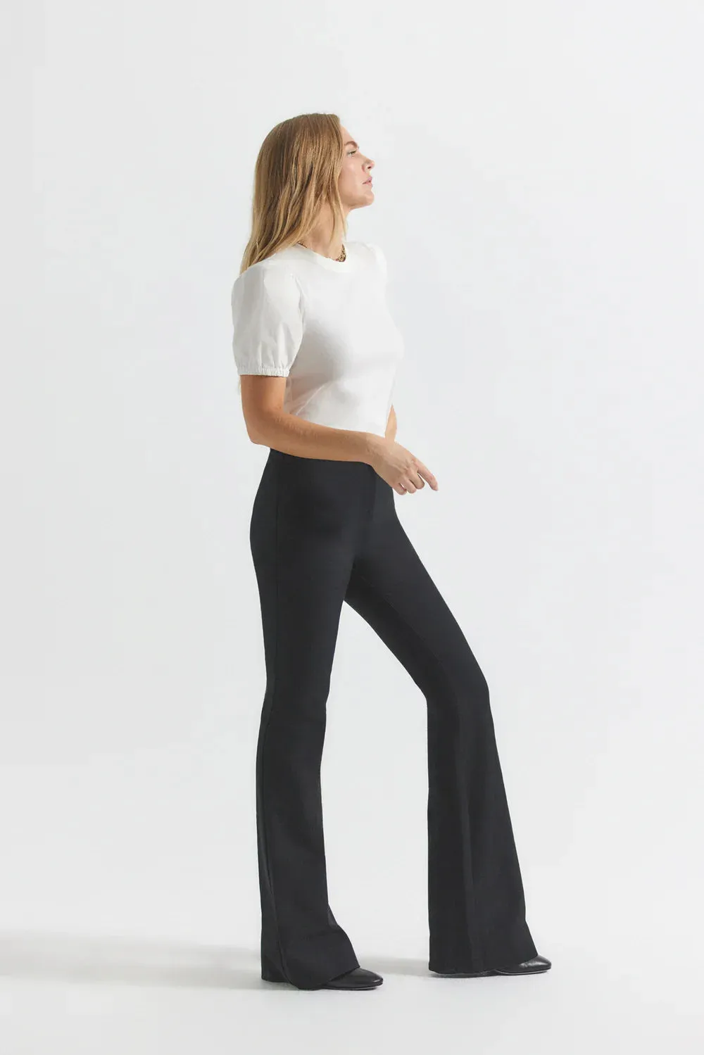 Crosby Flare Trousers - Black