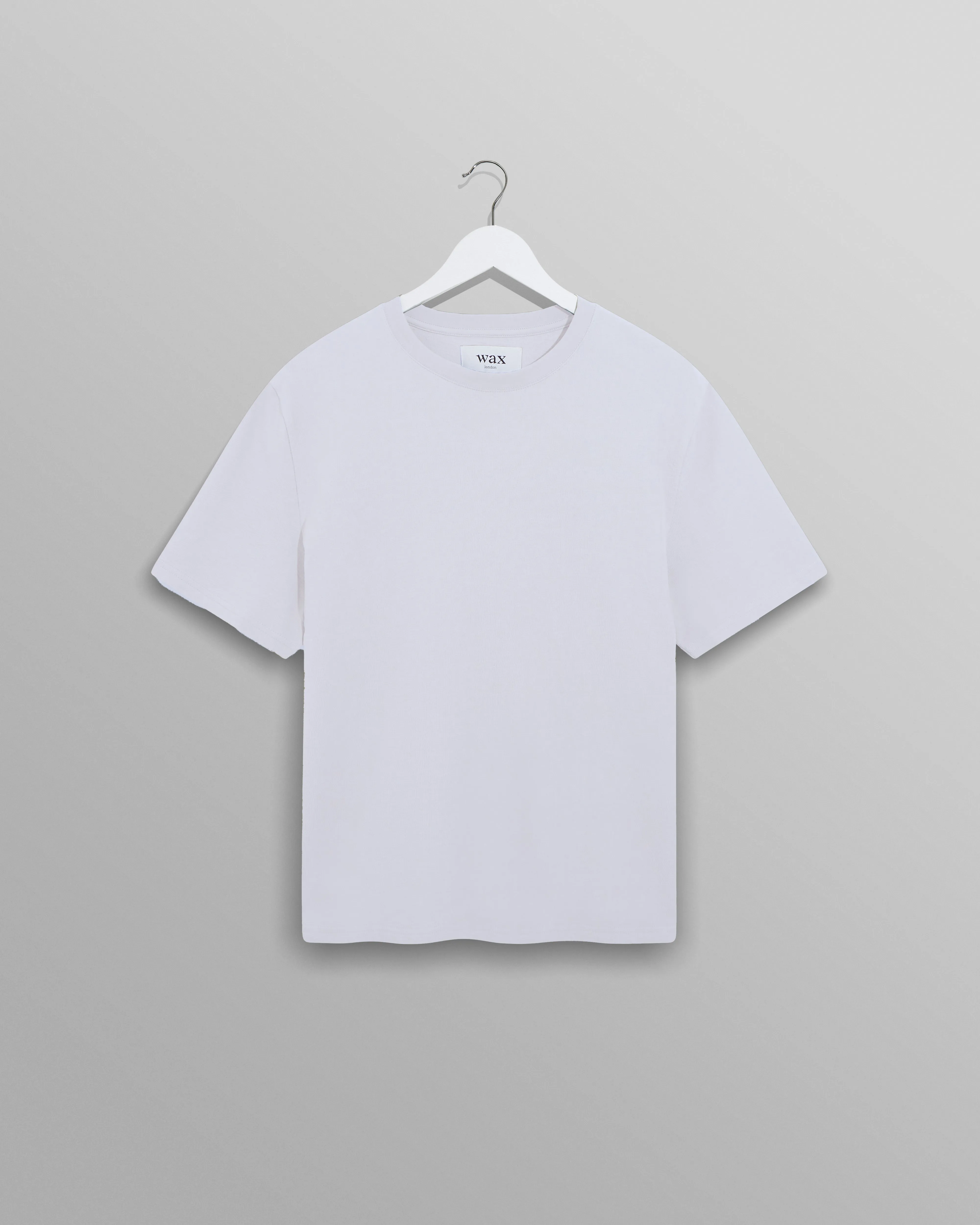 Dean - White Textured Organic Cotton T-Shirt