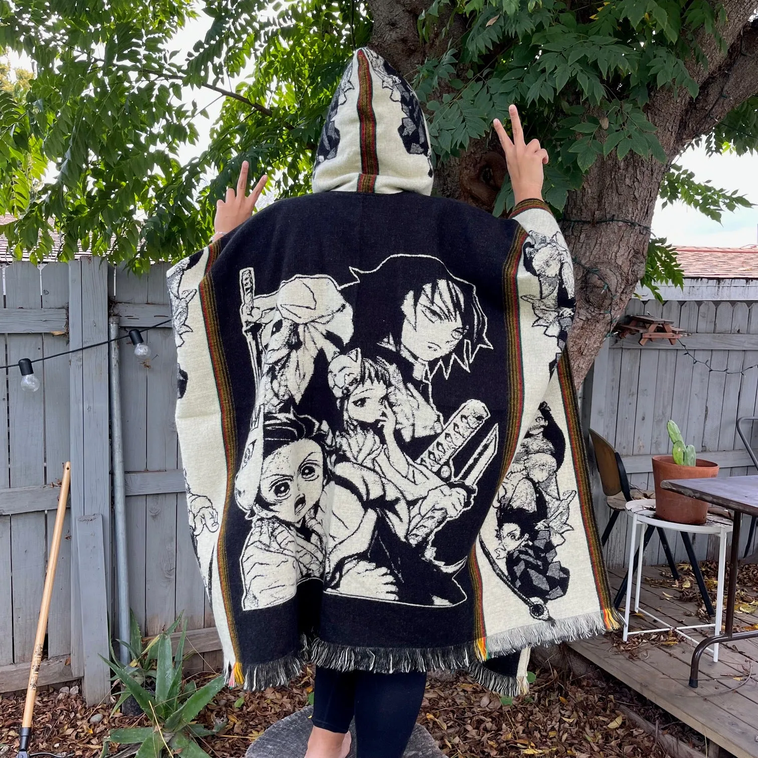 Demon Slayer Poncho - Adult Size