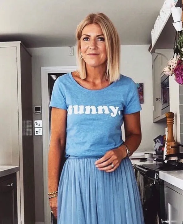 Denim blue SUNNY tee