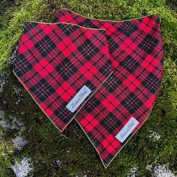 Designer Bandana - Holiday Plaid