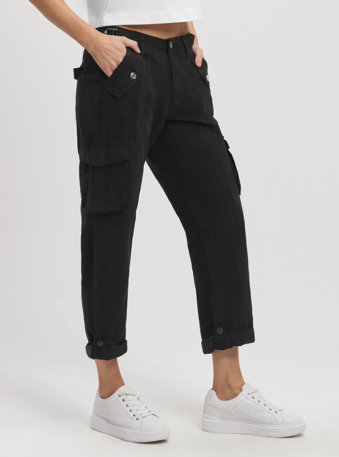 Eco Black Nessi Cargo Pants