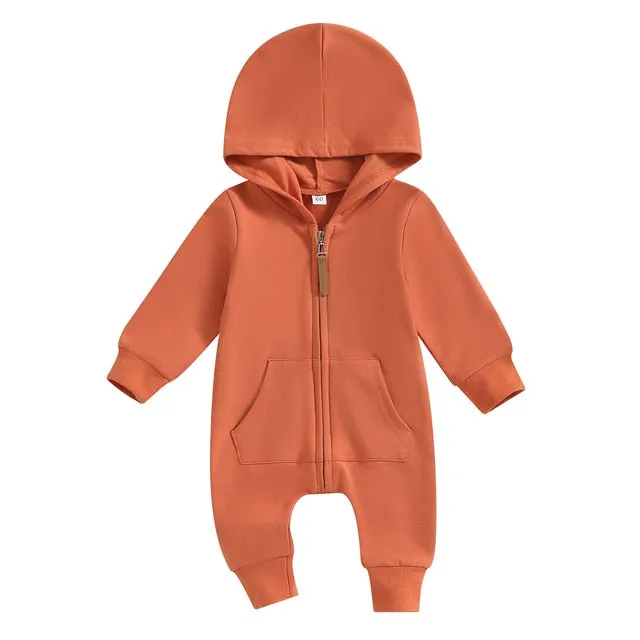 EMERSON Zipper Hoody Jumpsuit