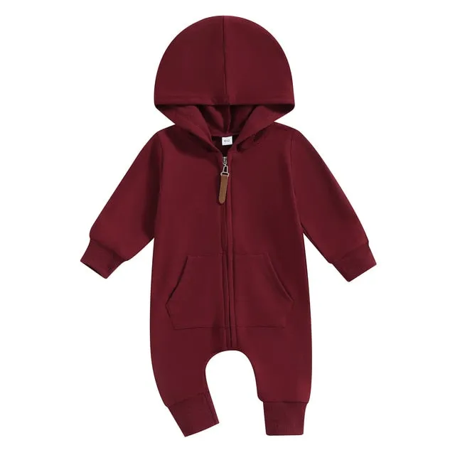 EMERSON Zipper Hoody Jumpsuit