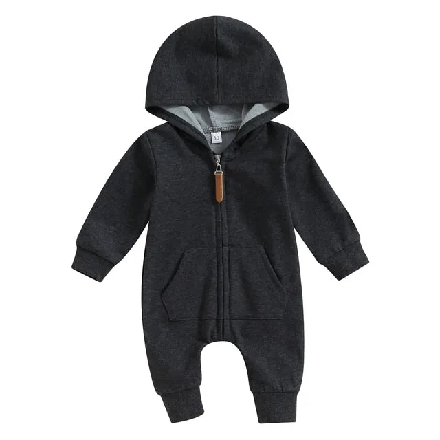 EMERSON Zipper Hoody Jumpsuit