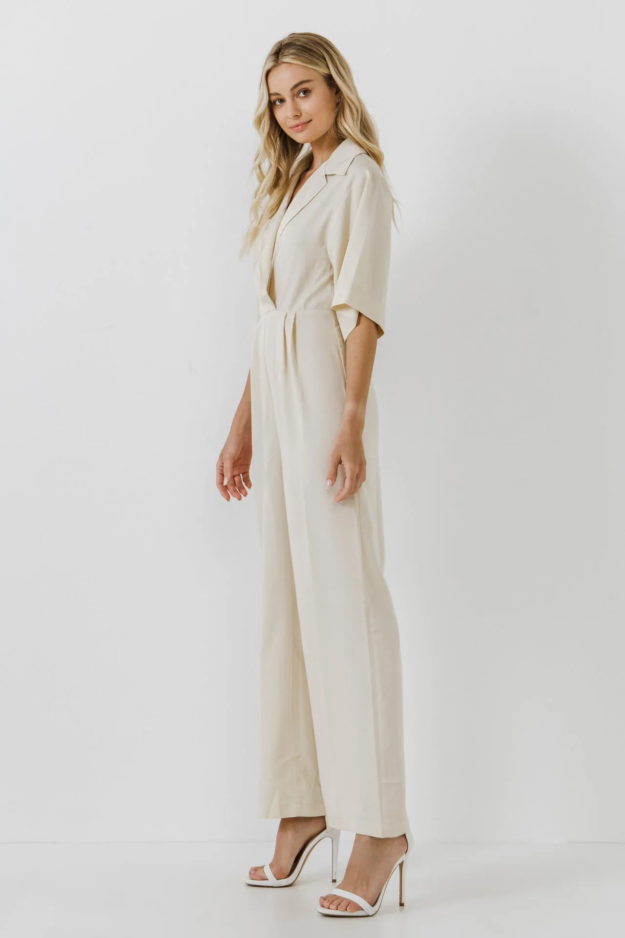 Endless Rose - Jumpsuit with Pleated Detail