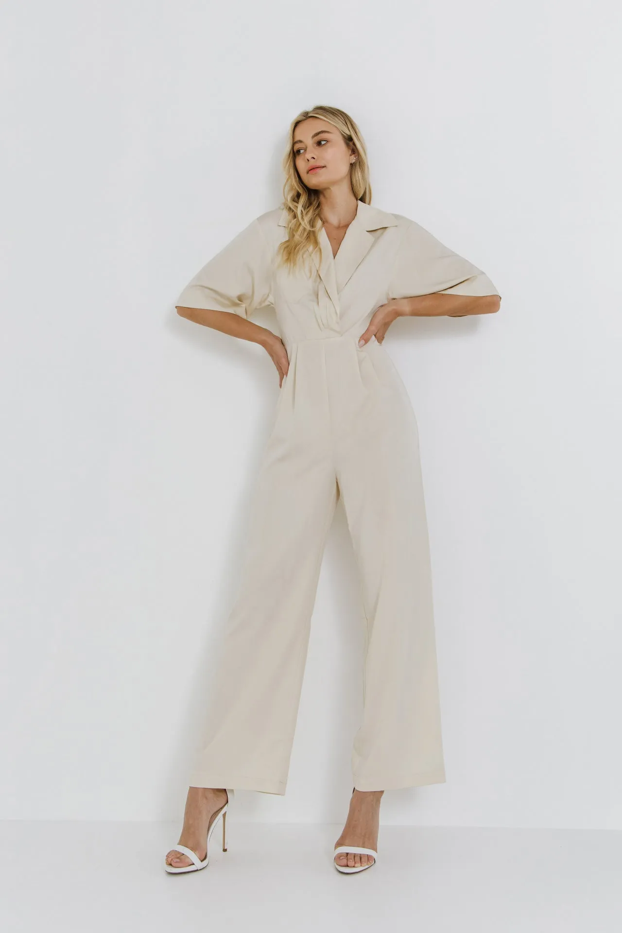 Endless Rose - Jumpsuit with Pleated Detail