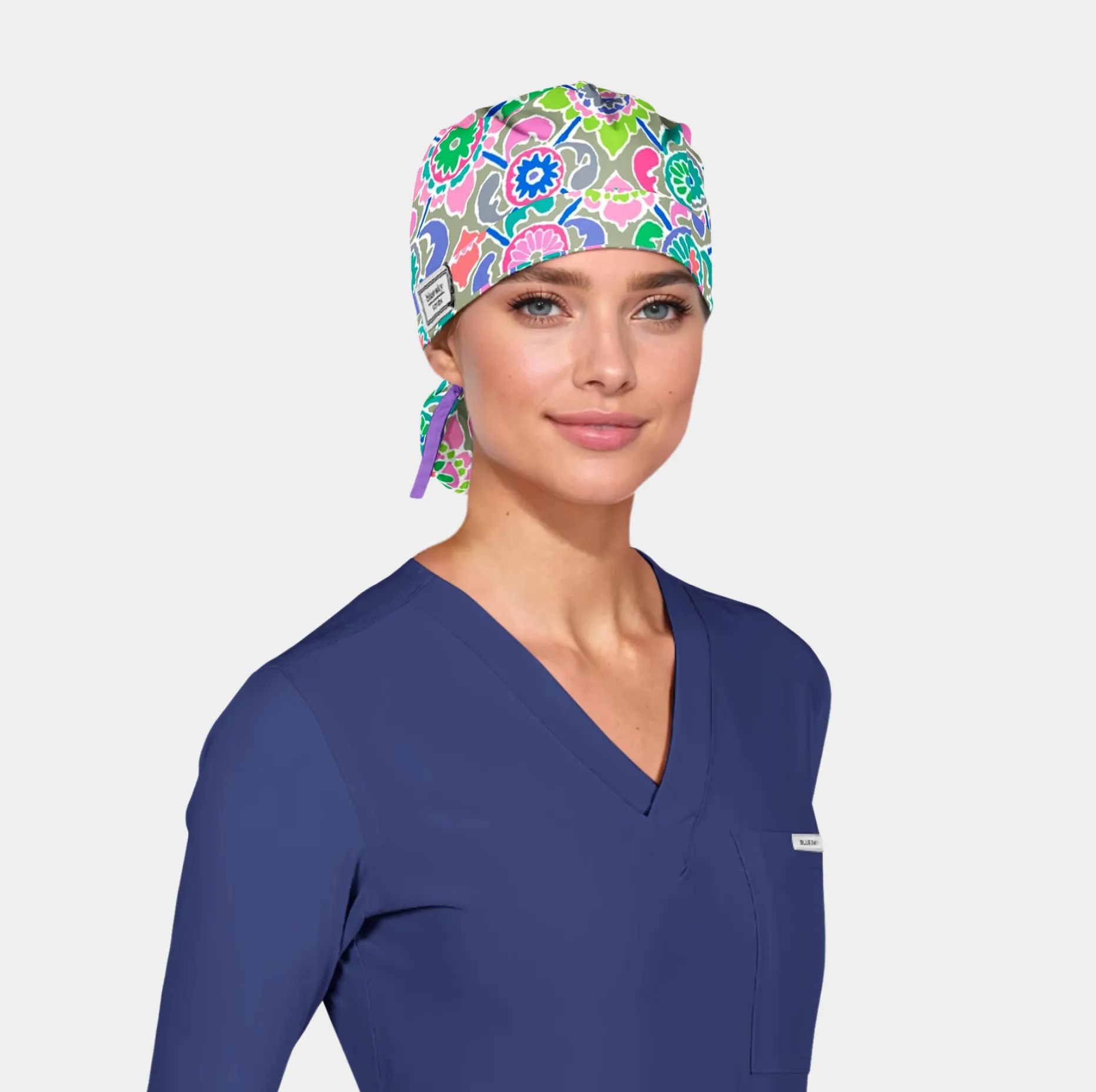 Fanciful Floral - Splendid Scrub Caps