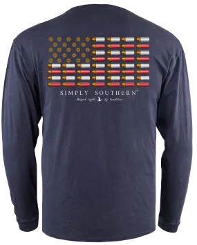 Final Sale✨ Flag Men's Long Sleeve Simply Southern