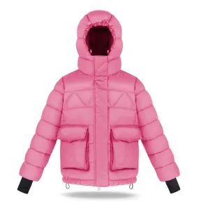 Fluff Kids Montana Jacket - Candy Pink