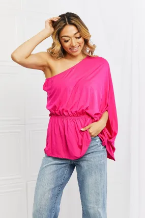 Forever And Always Full Size One Shoulder Top